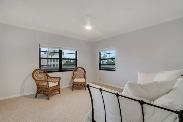 a view of a livingroom with furniture and a couch