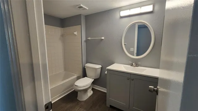 a bathroom with a toilet a sink and a mirror