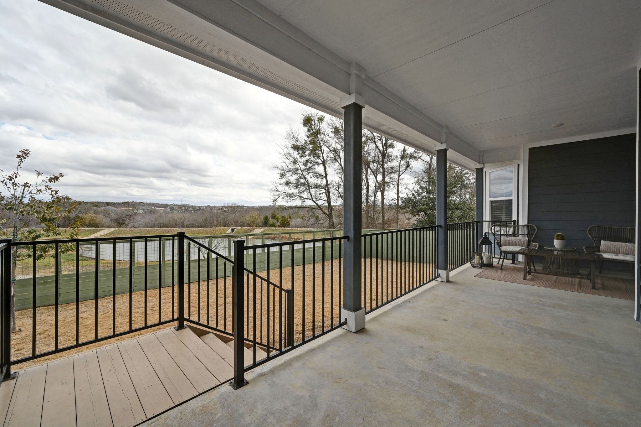 16620 Sumptuous Drive Manor, TX 78653 - Photo 26 of 40 Extended back patio with natural views.
