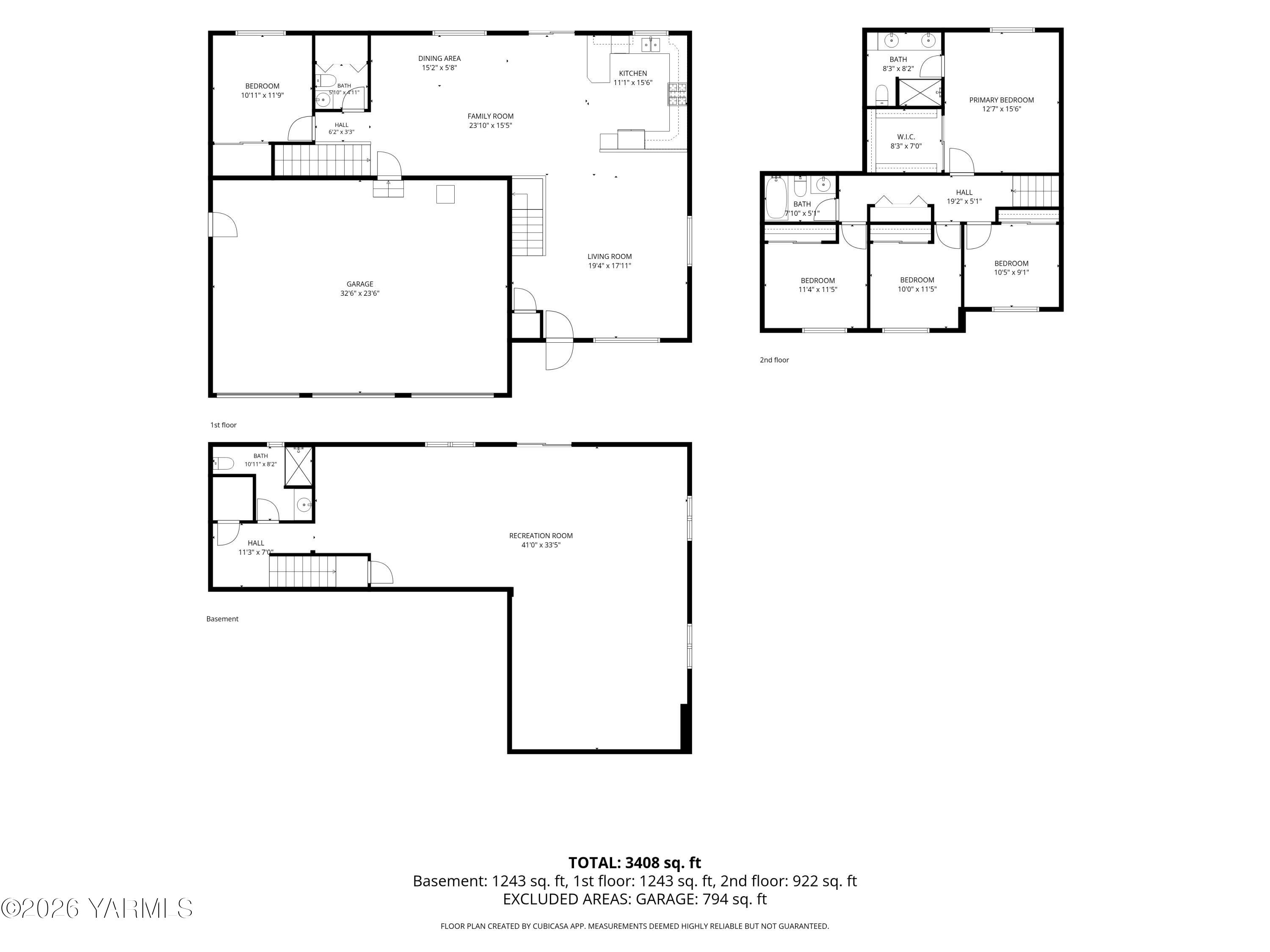 115 Lyle Loop Selah, WA 98942 - Photo 42 of 42 2D Floor Plan for 120 Lyle Loop_3.jpg