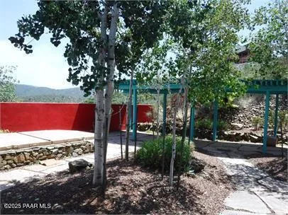 a view of empty room with windows