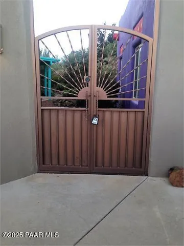 a view of living room and front door