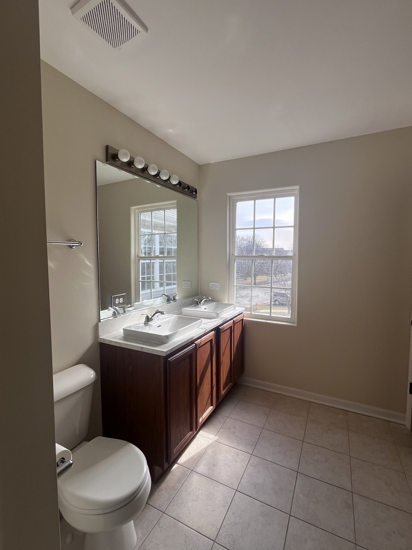 547 Goodwin Drive Bolingbrook, IL 60440 - Photo 17 of 36 a bathroom with a sink a toilet and window