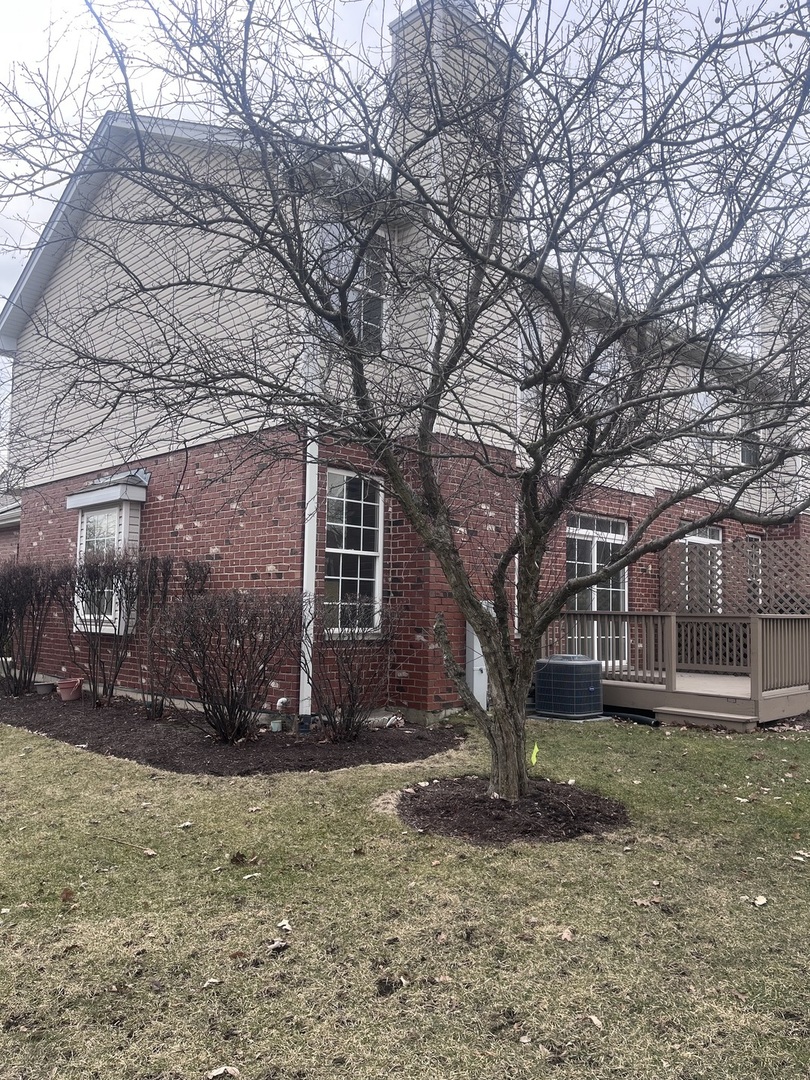 547 Goodwin Drive Bolingbrook, IL 60440 - Photo 33 of 36 a tree in front of a brick house with large trees