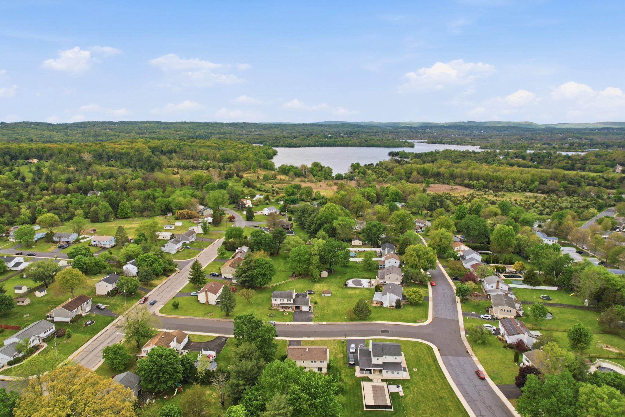 330 Wexford Road Red Hill, PA 18076 - Photo 47 of 54 an aerial view of residential houses with outdoor space and trees