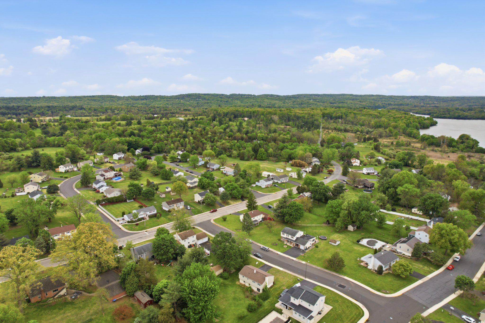 330 Wexford Road Red Hill, PA 18076 - Photo 50 of 54 an aerial view of residential houses with outdoor space and trees