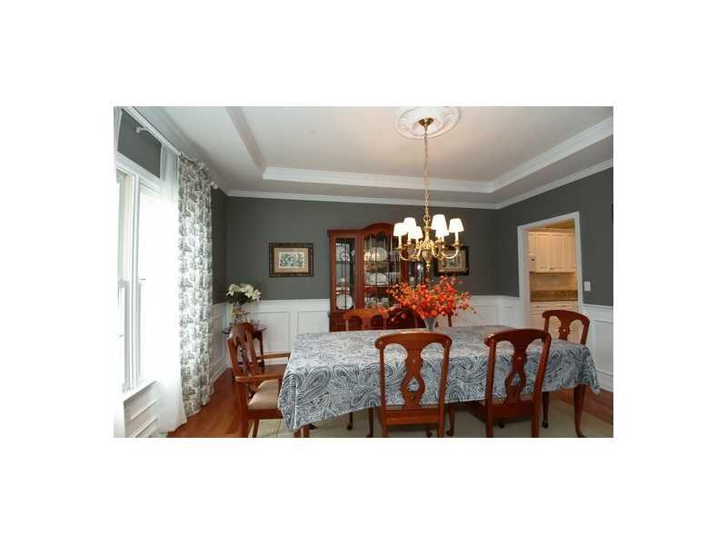 706 Rustic Ridge Cranberry Township, PA 16066 - Photo 4 of 18 Dining Room. FORMAL DINING ROOM,TRAY CEILING,PICTURE FRAME MOULDING,HICKORY HW,CASED OPENINGS