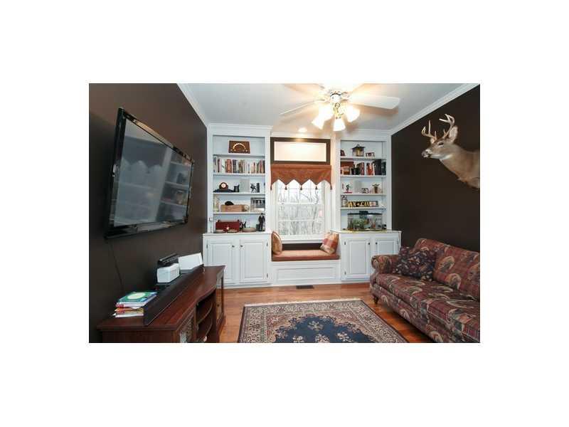 706 Rustic Ridge Cranberry Township, PA 16066 - Photo 6 of 18 Den. GLASS FRENCH DOORS,BUILTINS PLUS WINDOW SEAT IN DEN