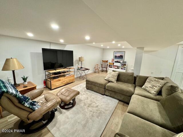 3067 Northgate Road Lake Ariel, PA 18436 - Photo 31 of 79 a living room with furniture and a flat screen tv