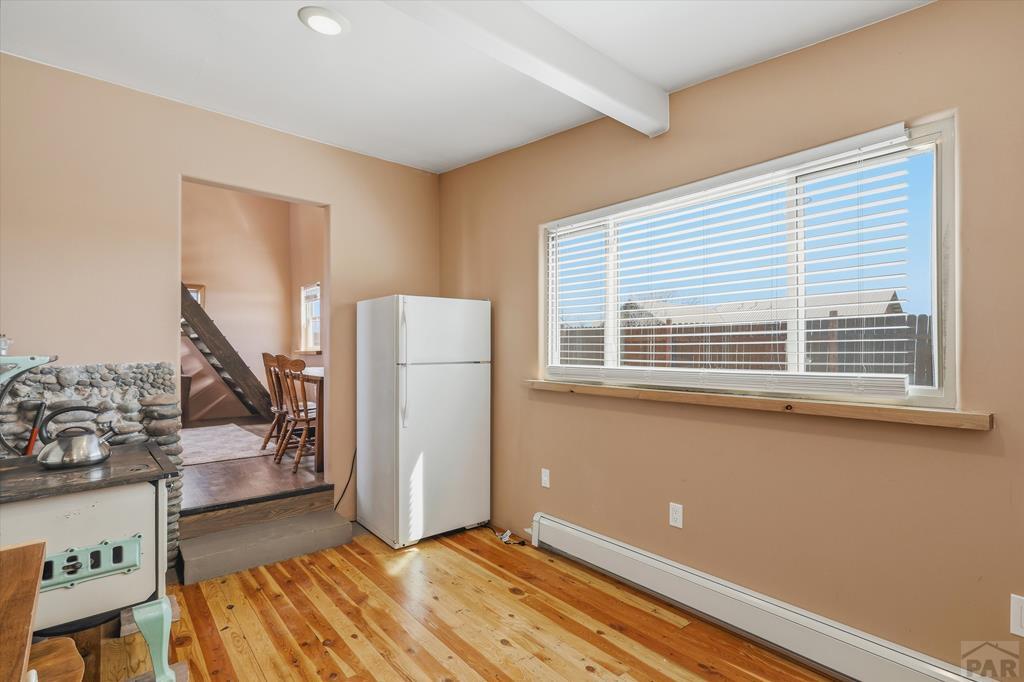 14285 County Rd E 5 Antonito, CO 81120 - Photo 48 of 72 a view of empty room with wooden floor and fan