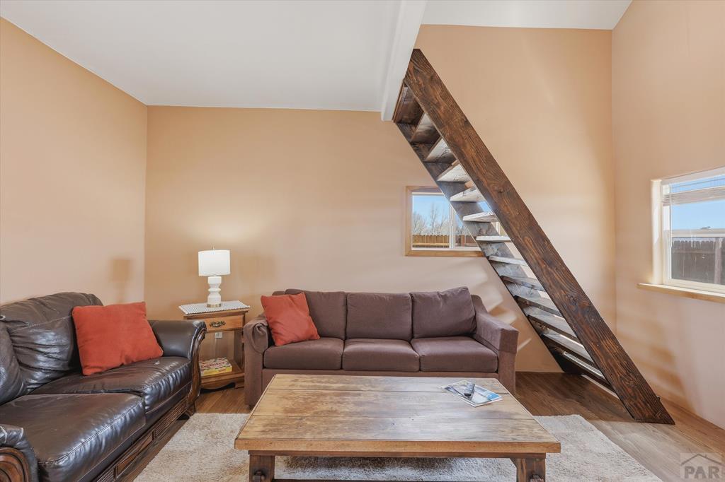 14285 County Rd E 5 Antonito, CO 81120 - Photo 51 of 72 a living room with furniture and stairs
