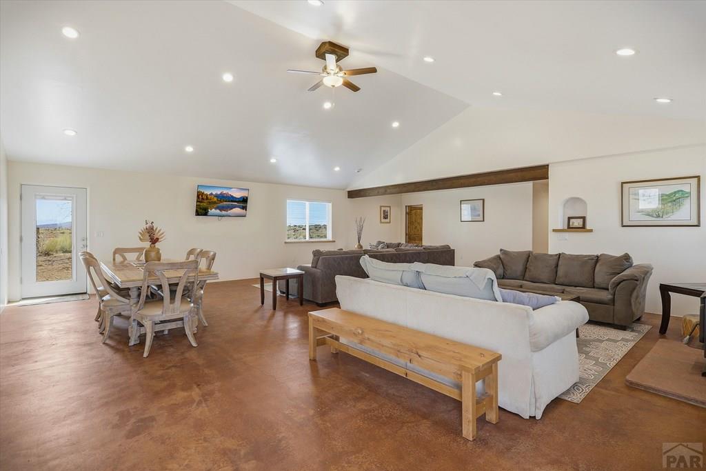 14285 County Rd E 5 Antonito, CO 81120 - Photo 9 of 72 a living room with furniture and a chandelier