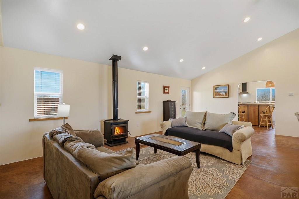 14285 County Rd E 5 Antonito, CO 81120 - Photo 10 of 72 a living room with furniture and a flat screen tv