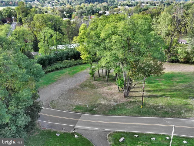 a view of backyard with green space