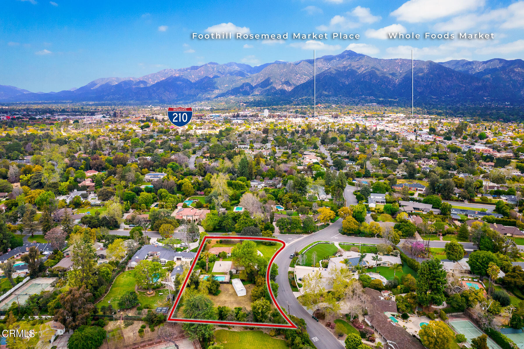 3570 Lombardy Road Pasadena, CA 91107 - Photo 45 of 45 a view of a city with mountains in the background