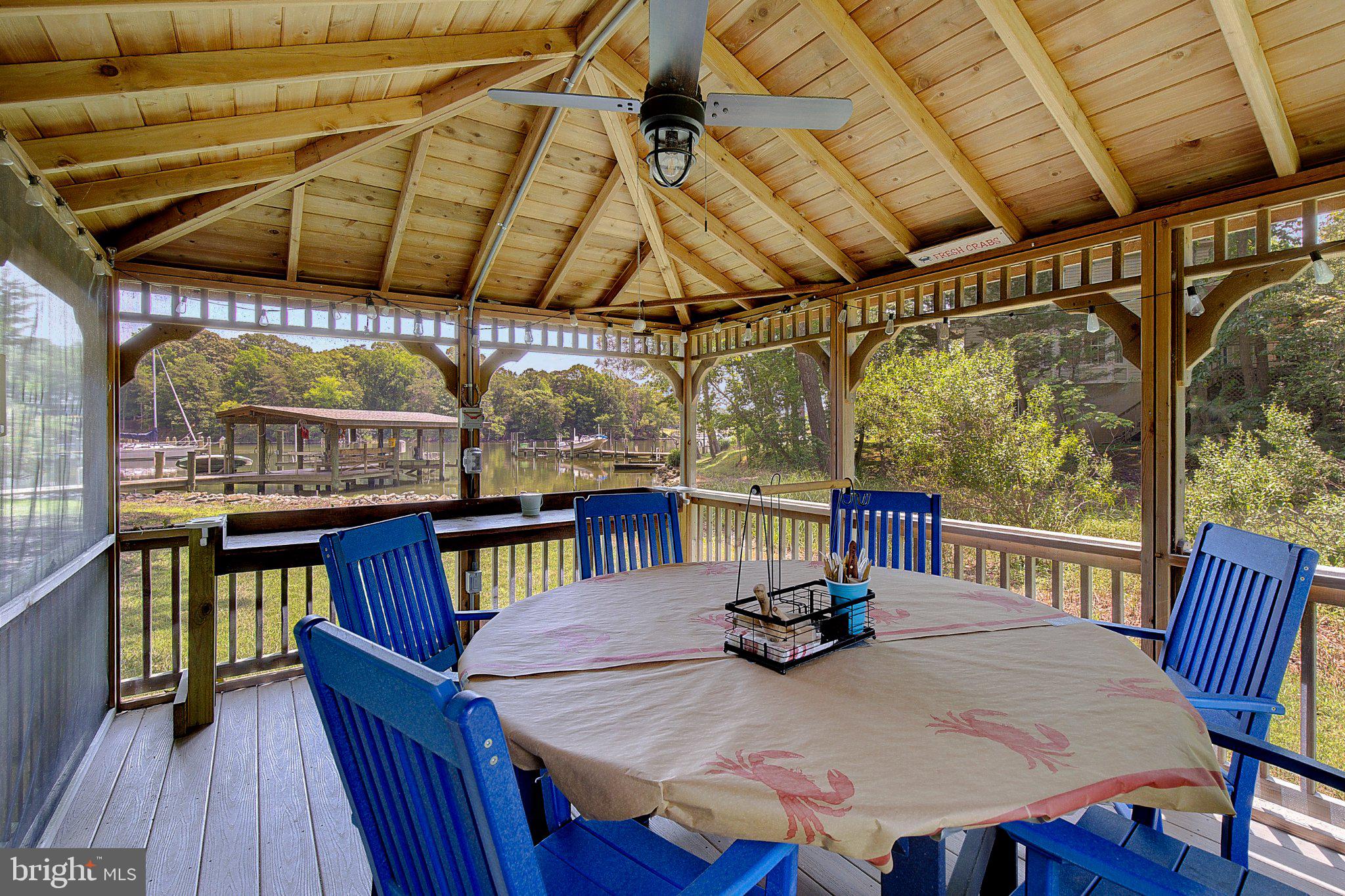 980 Apple Lane Solomons, MD 20629 - Photo 76 of 82 Charming waterfront gazebo retreat.
