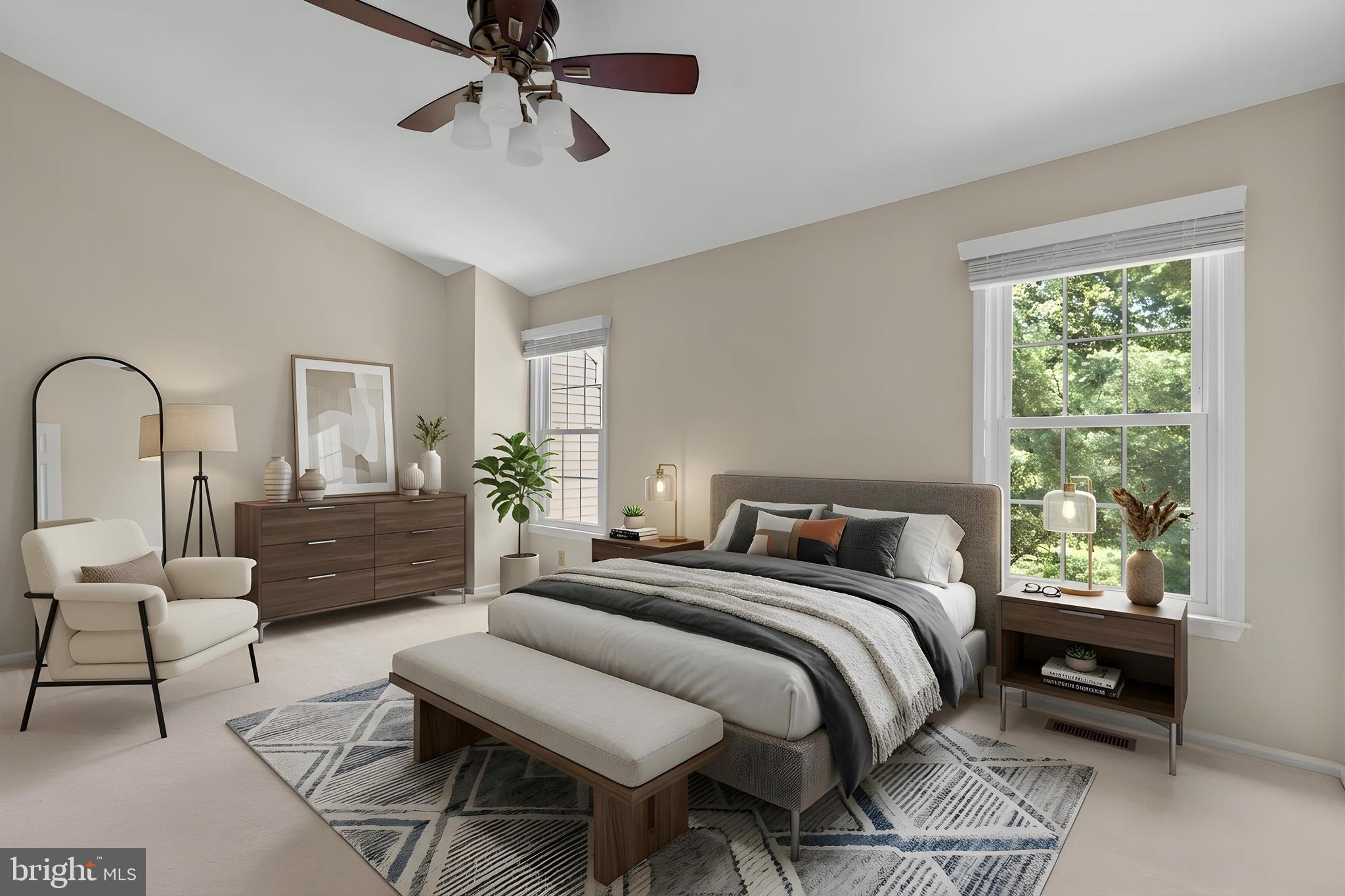 4722 Rams Horn Row Ellicott City, MD 21042 - Photo 21 of 50 Virtually staged primary bedroom