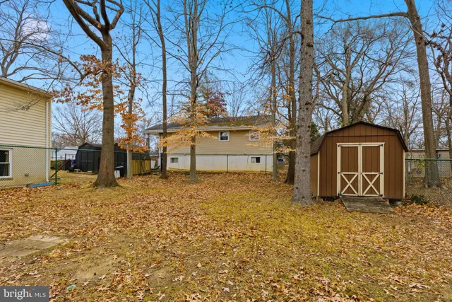 a view of a house with a large tree in front of it