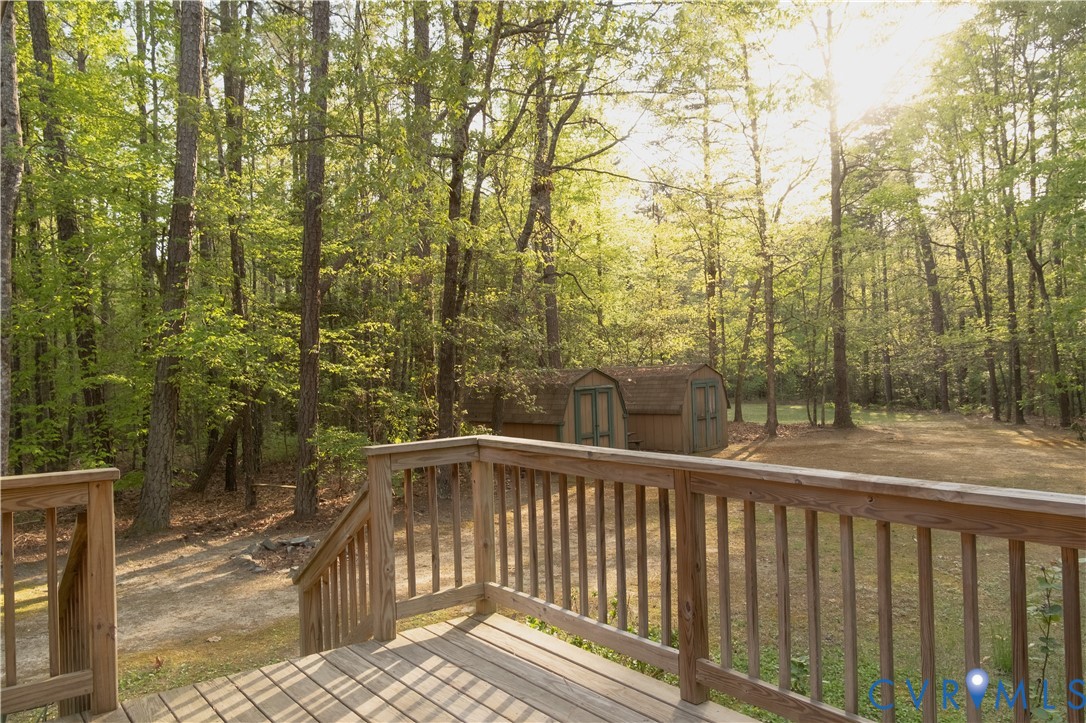 2477 Calno Road Hanover, VA 23069 - Photo 25 of 33 a view of a balcony with yard