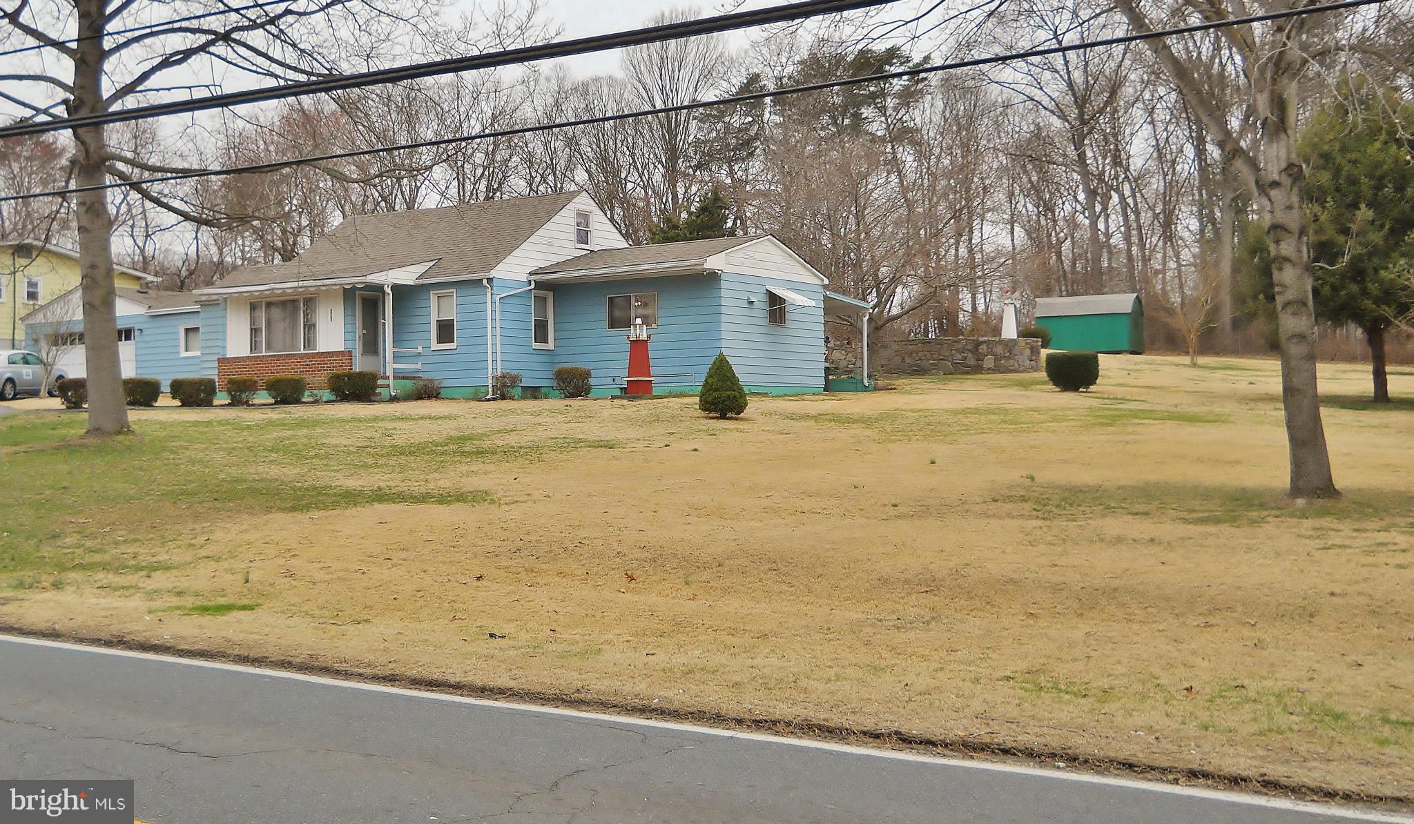 192 Magothy Beach Road Pasadena, MD 21122 - Photo 11 of 29 View from the street of the 1.21 acre lot