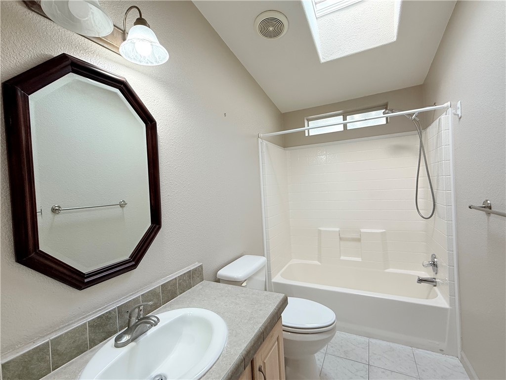 2350 Adobe Road Road, Unit 191 Bullhead City, AZ 86442 - Photo 39 of 52 a bathroom with a sink a toilet and a mirror