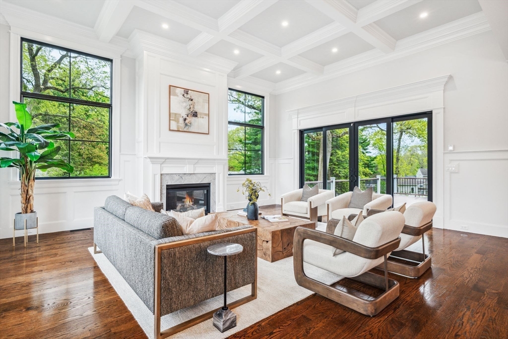 25 Lantern Road Belmont, MA 02478 - Photo 4 of 7 a living room with furniture and a fireplace