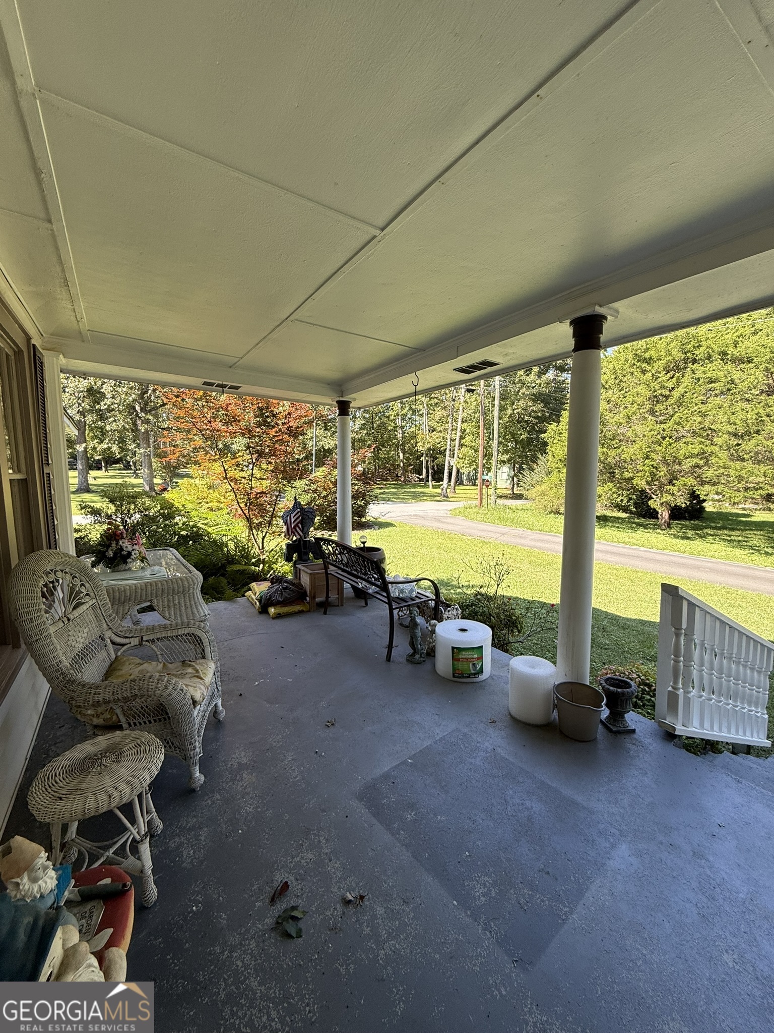 51 Cedar Street Menlo, GA 30731 - Photo 52 of 86 a view of a room with gym equipment and large windows