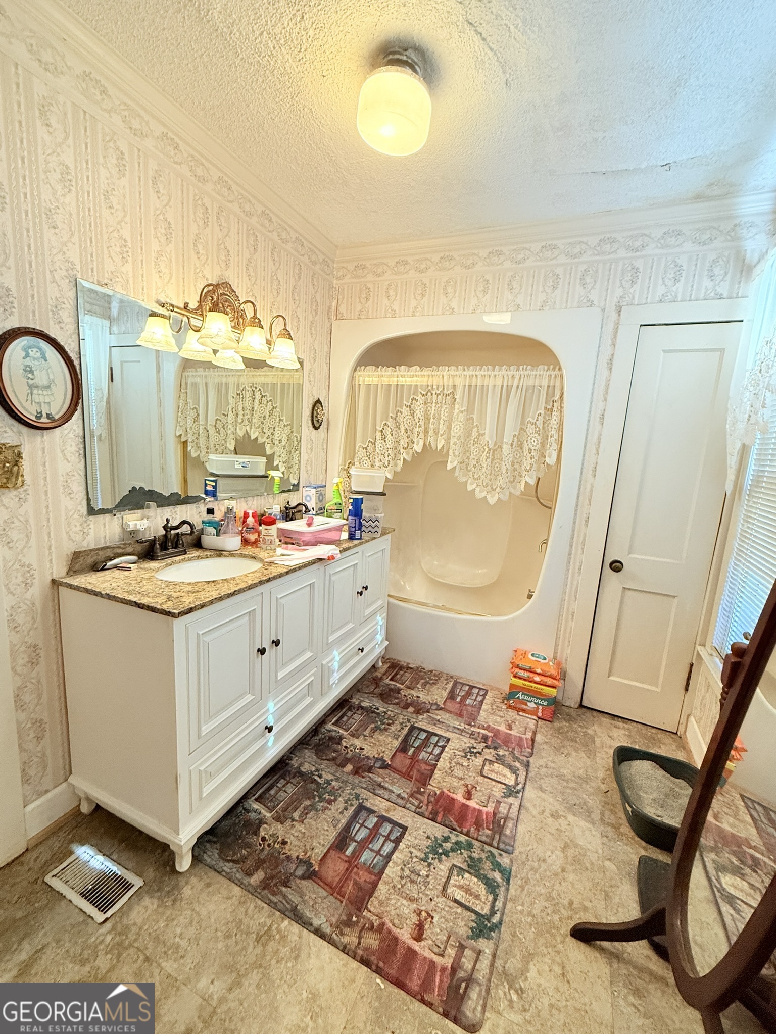 51 Cedar Street Menlo, GA 30731 - Photo 59 of 86 a bedroom with a bed and a mirror