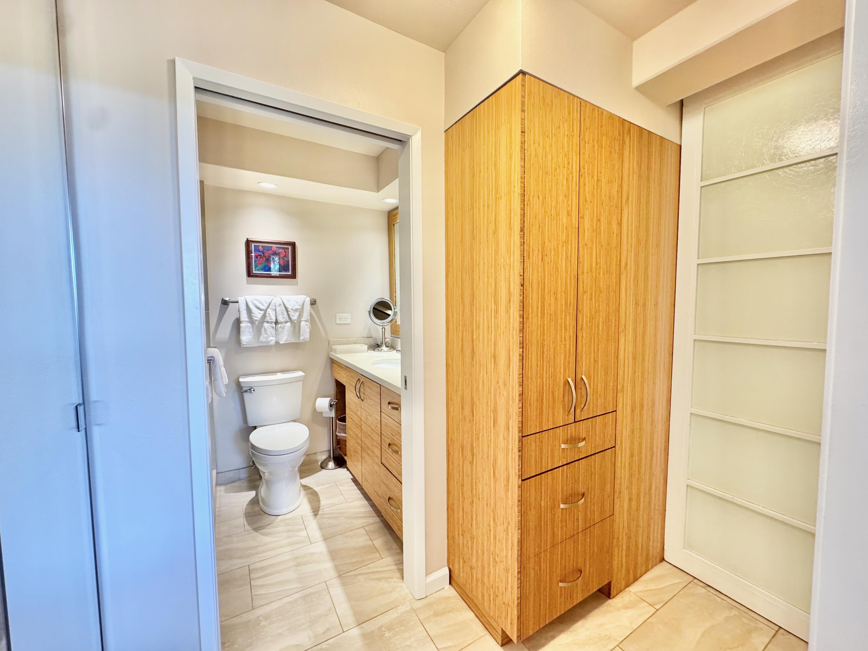 2960 South Kihei Road, Unit 209 Kihei, HI 96753 - Photo 16 of 43 a bathroom with a toilet and a shower