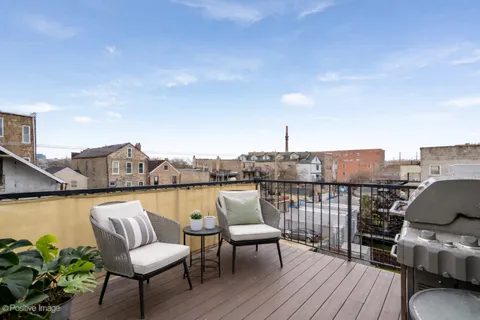 a view of a terrace with couches