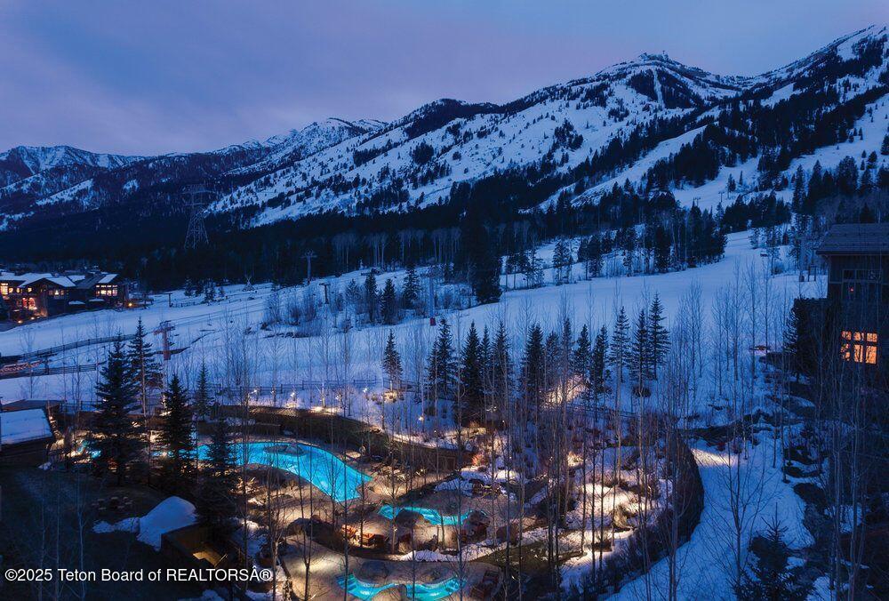7680 Granite Loop Road, Unit 651 Teton Village, WY 83001 - Photo 2 of 20 Pool Evening
