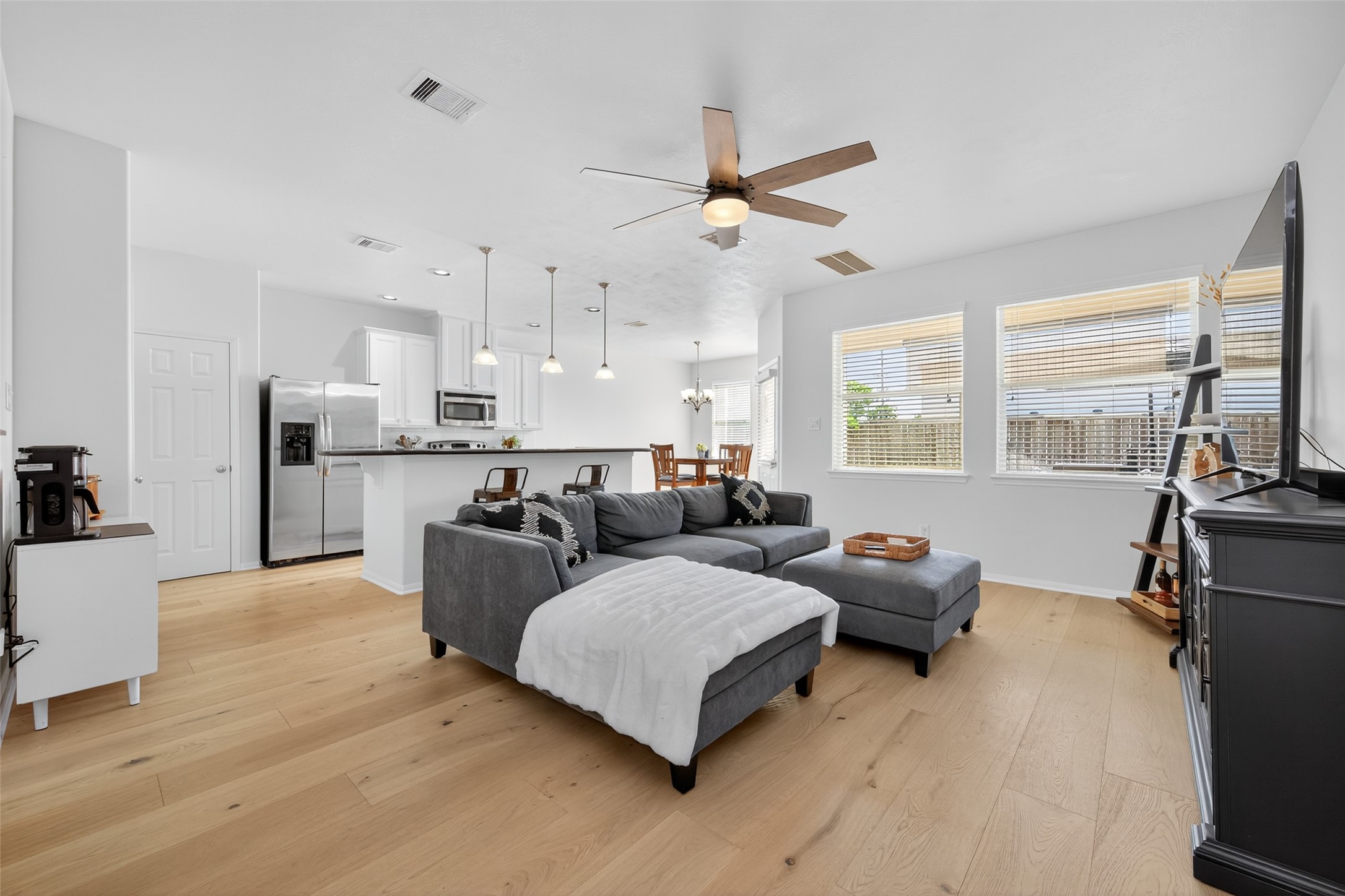 2806 Windy Thicket Lane Houston, TX 77082 - Photo 6 of 38 a living room with furniture and a large window