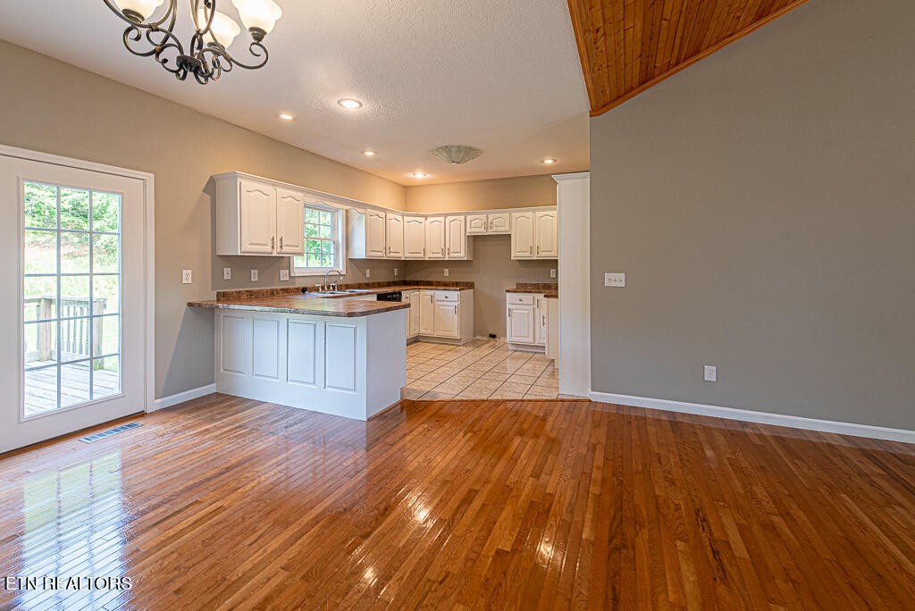 200 West Park Circle Decatur, TN 37322 - Photo 9 of 25 a view of kitchen with sink and wooden floor
