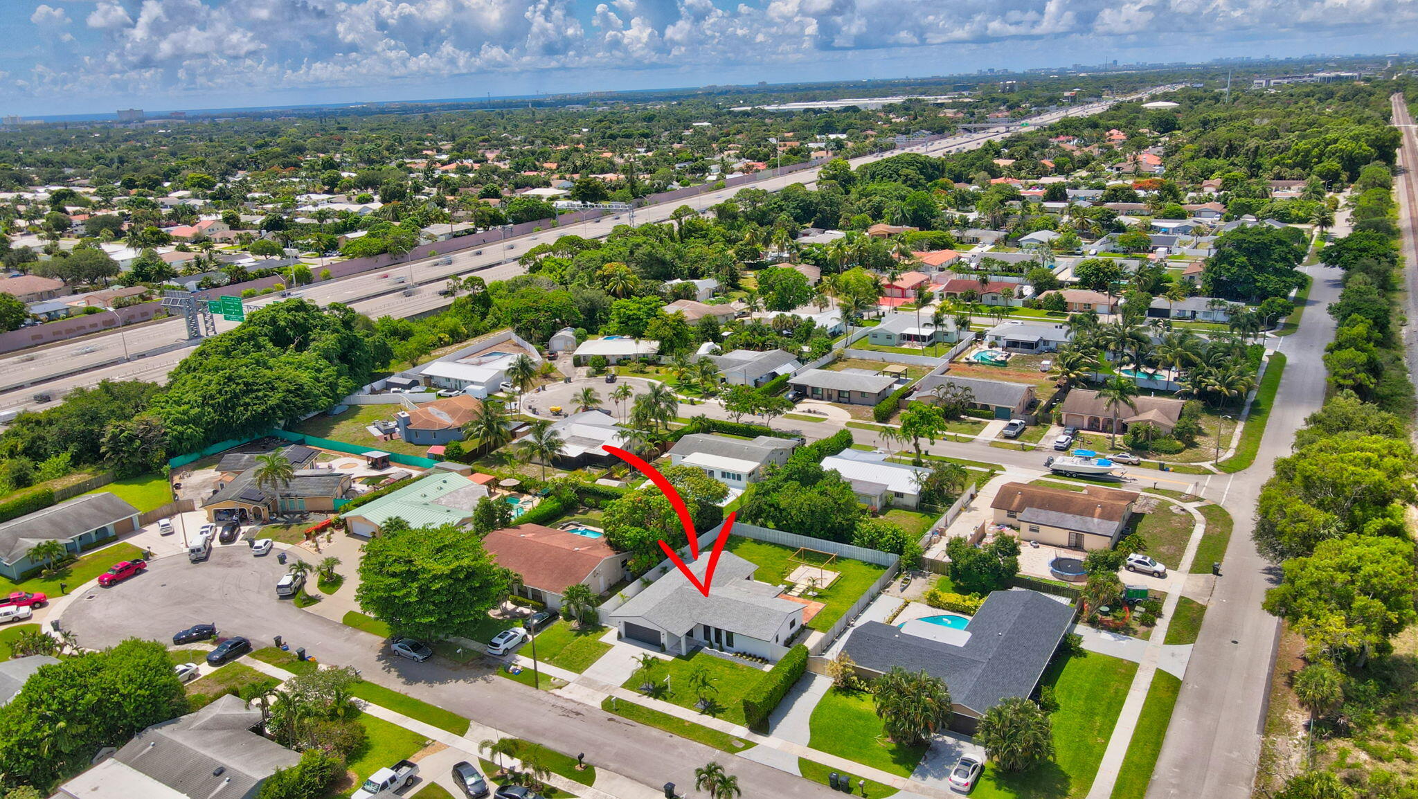 1780 Southwest 9th Street Boca Raton, FL 33486 - Photo 55 of 67 an aerial view of residential houses with outdoor space and street view