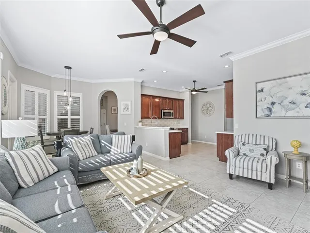 a view of a entryway with furniture and windows