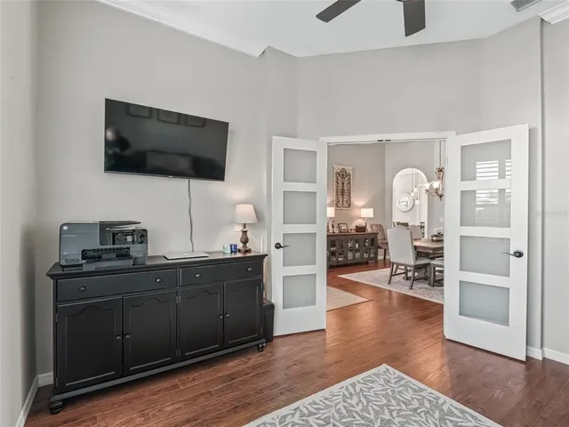 a street sign on a pole on a street