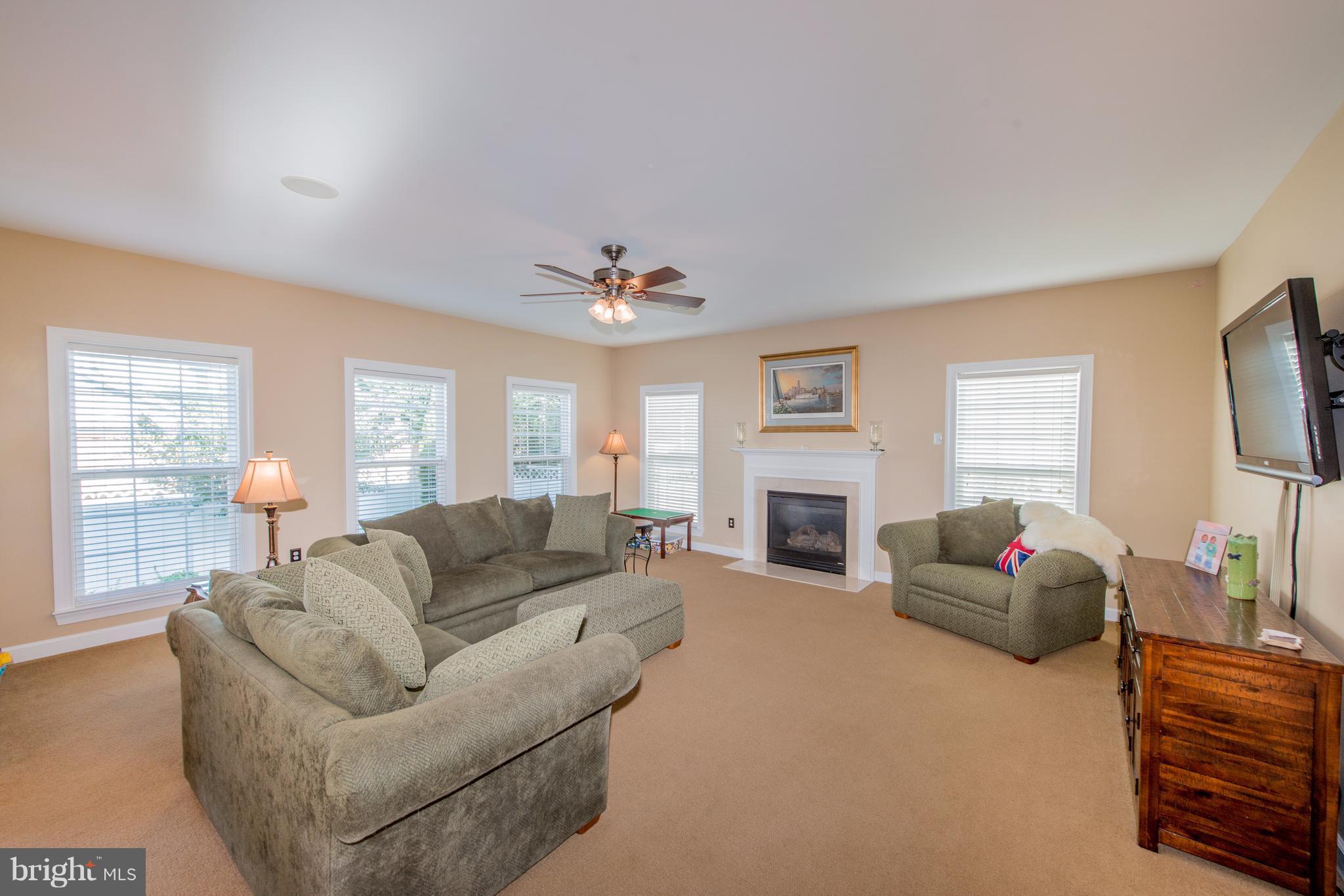 604 Crawfords Ridge Road Odenton, MD 21113 - Photo 12 of 30 Living Room w/ gas fireplace