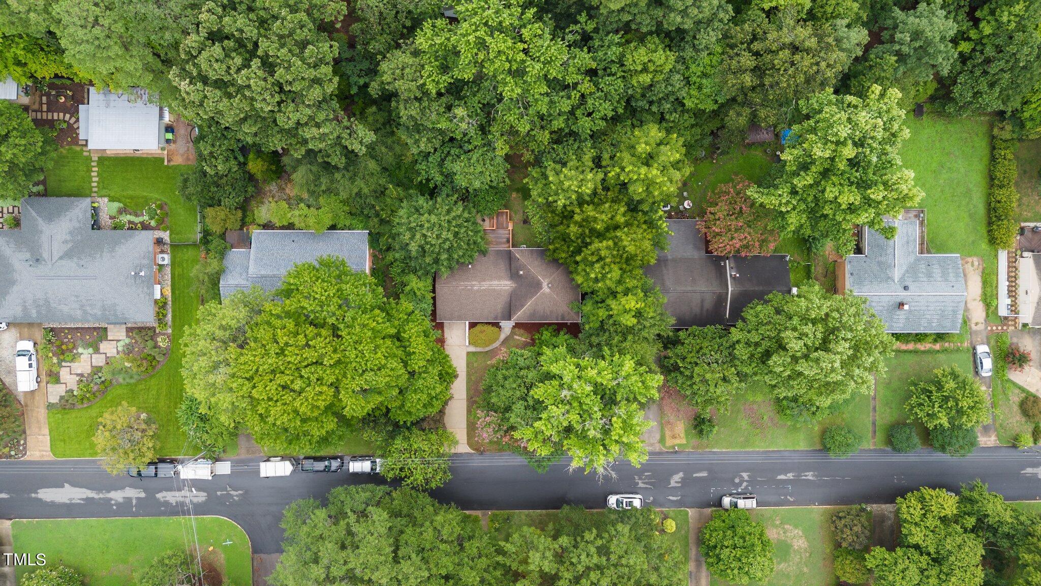 1505 Ashburton Road Raleigh, NC 27606 - Photo 41 of 44 aerial view