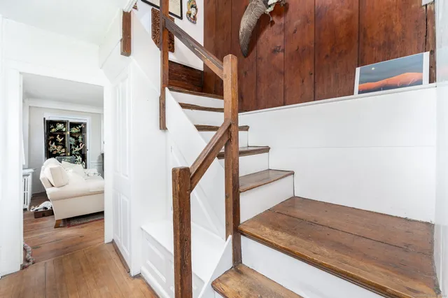 a view of front door