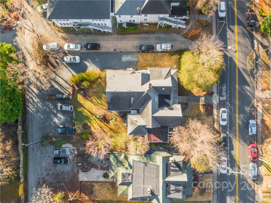 315 State Street Greensboro, NC 27403 - Photo 18 of 21 an aerial view of a house with a yard and garden