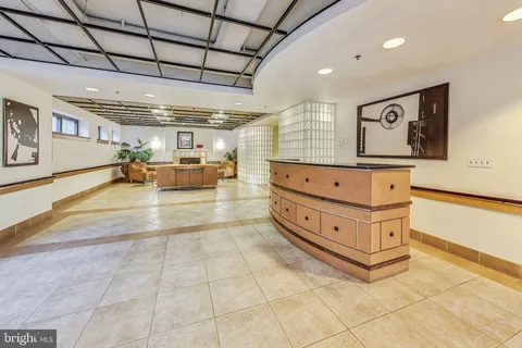 a view of a hallway with entryway