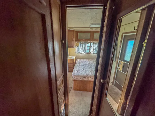 a view of walk in closet