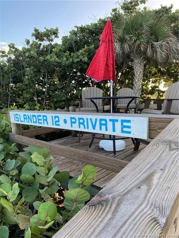 a view of outdoor space with seating