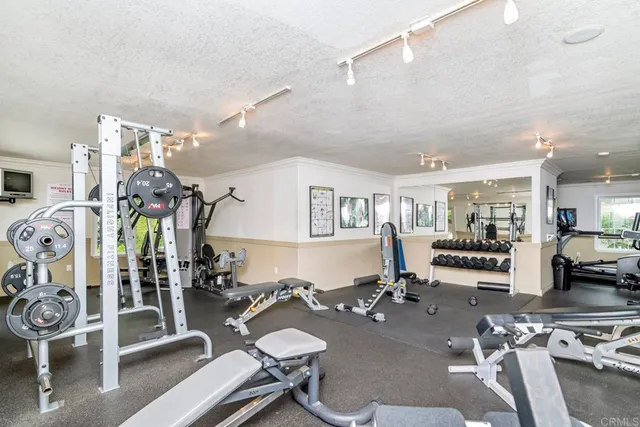 a house with swimming pool and porch