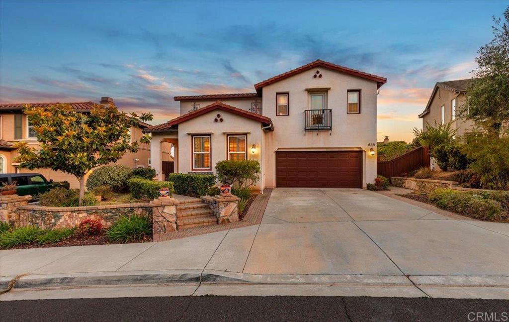 838 Luminara Way San Marcos, CA 92078 - Photo 9 of 54 front view of a house with a yard