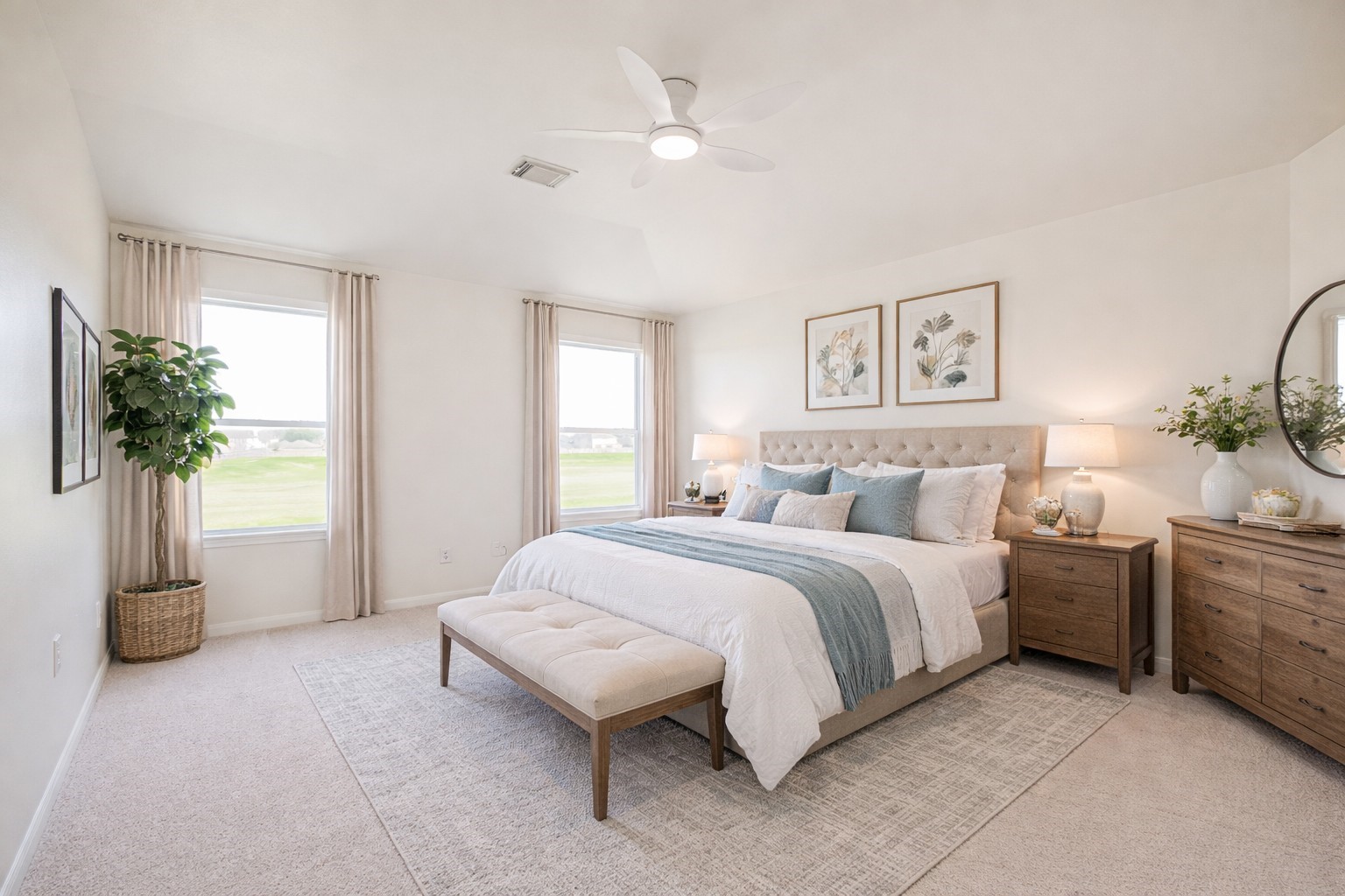 2030 Vanderwilt Court Katy, TX 77449 - Photo 2 of 36 The primary bedroom - (virtually staged).