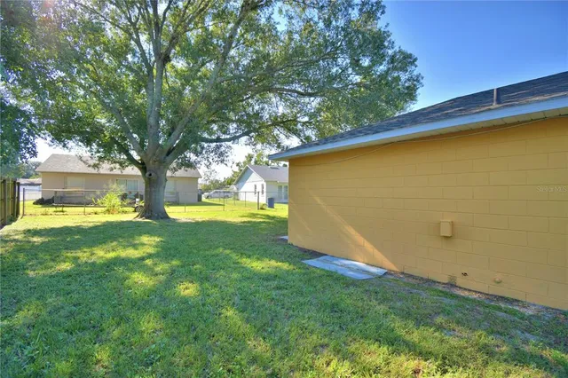 a view of outdoor space yard and swimming pool