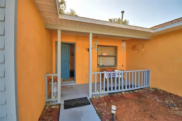 a view of a deck with a sink