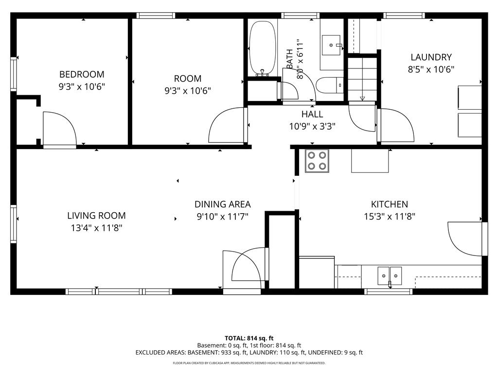 5114 Three Lakes Road New Milford, PA 18834 - Photo 55 of 55 An organized single-level layout details the flow of this residential floor plan.