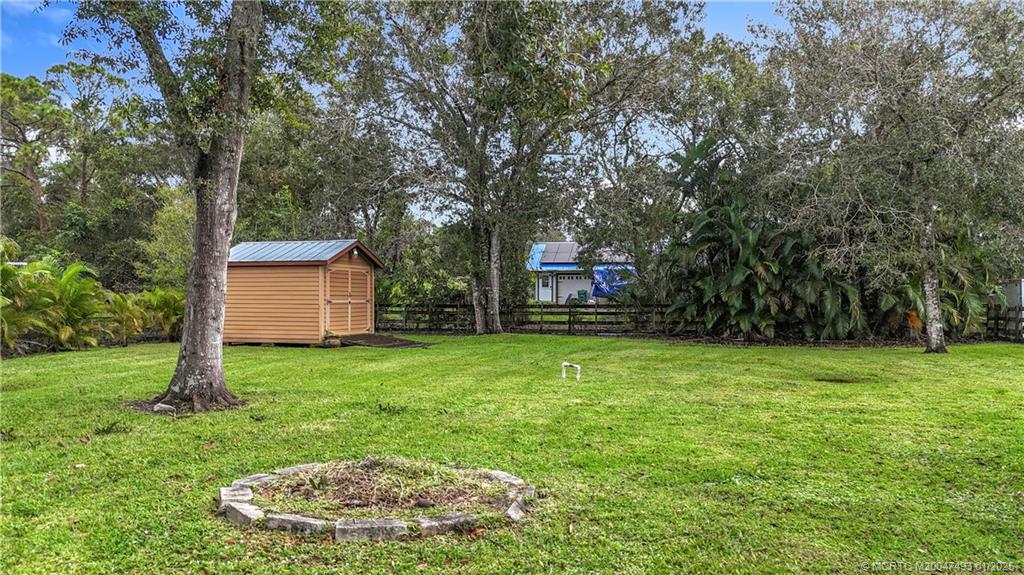 626 Russ Road Fort Pierce, FL 34982 - Photo 63 of 72 With a shed for extra storage.